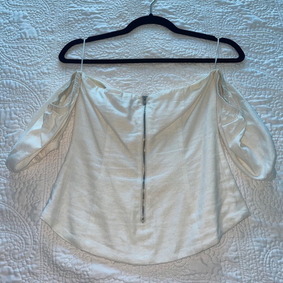 By Egreis White Linen Anne Top - Picture 5 of 5